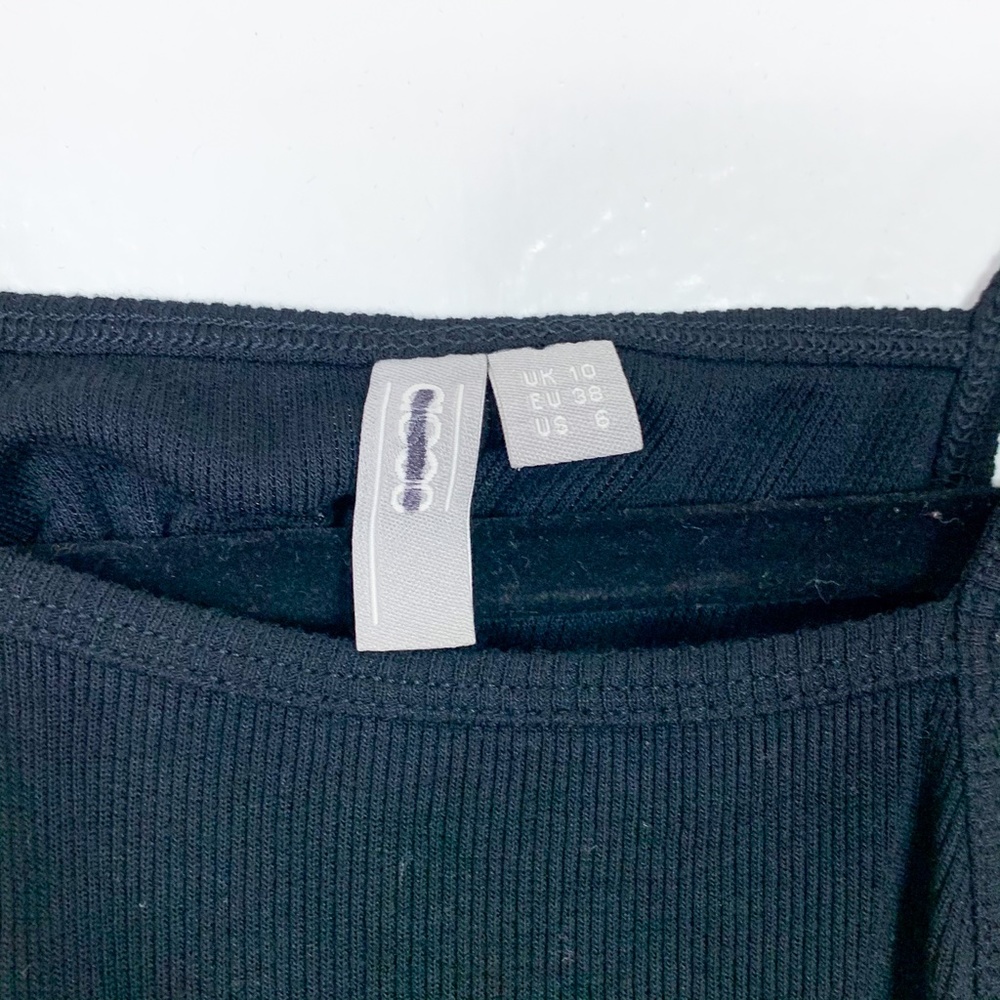 ASOS Black High Neck Sleeveless Bodysuit - Picture 3 of 6